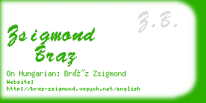 zsigmond braz business card